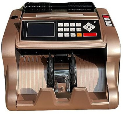 KK MART Heavy Duty Mix/Value Counter With Fake Note Detector ( Gold Colour) Note Counting Machine(Counting Speed - 1000 notes/min)