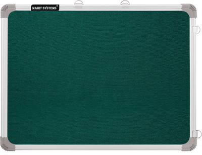 Mahit Systems 2x2 ft Green Notice Board / Pin Up Display Board with 30 pins for School, Office Notice Board(60 cm 60 cm)