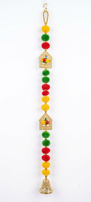 AGS MART Hanging Latkan for Party, Wedding, Room, Home, Main Door,Diwali (Pack of 2) Hanging Ornaments(Multicolor)