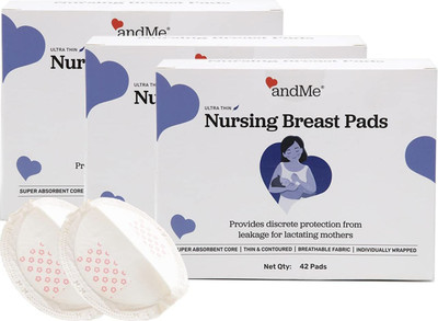 ANDME Disposable Nursing Pads - Pack of 3 x 42 Pieces Nursing Breast Pad(Pack of 42)