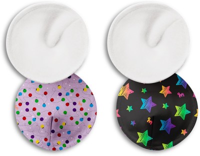 Superbottoms Pack of 4pcs | Washable and Reusable Nursing Pads Nursing Breast Pad(Pack of 4)