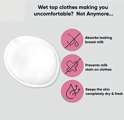 HARE KRISHNA TRADERS Washable Maternity Nursing Pads Nursing Breast Pad(Pack of 2)
