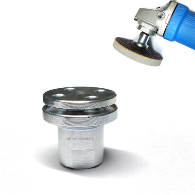 MMTool PRODUCTS Nut 4 Inch Angle Grinder Attachment M10 Connector Polisher Interface Adapter(Steel)