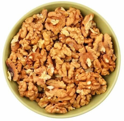 ENGLISH NUTS 1 Kg Walnut Kernels Light Halves Without Shell | Best Quality Kashmiri Kernels Walnuts, Kernels(2 x 500 g)