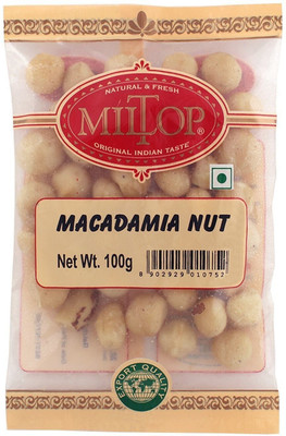 MilTop Macadamia Nuts 100gm// Macadamia Nuts(1 x 100 g)