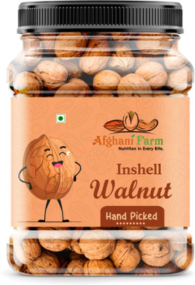 Afgani Farm Walnut Inshell Whole 250gm |Akhrot|Dry Fruits & Nuts|Grocery Walnuts(1 x 250 g)