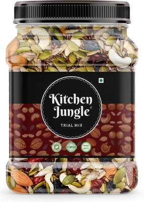 Kitchen Jungle Trail Mix ( 500 g ) | Perfect Mixture Of Healthy Dry Fruits, Berries, Raisins, Assorted Seeds & Nuts(500 g)