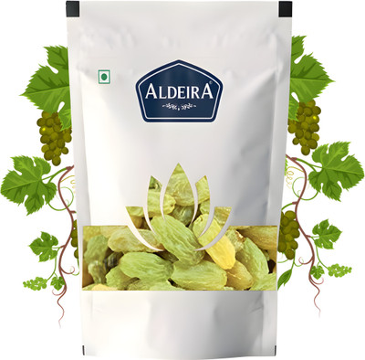 Aldeira Natural Seedless Green Kishmish 200gm Pack Raisins(1 x 200 g)