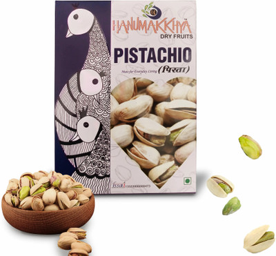 Hanumakkhya Roasted And Salted Pistachios Silver,400 Gram Pistachios(1 x 400 g)