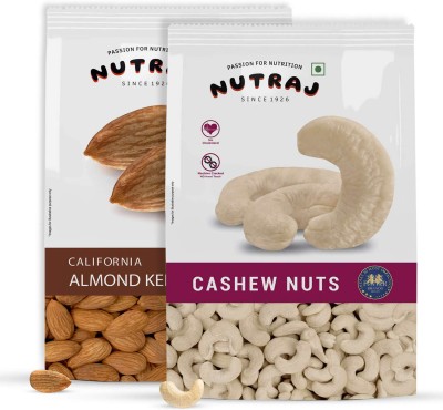Nutraj Dry Fruits Combo Pack 1 Kg Each, California Almonds, Cashews(2 x 1000 g)