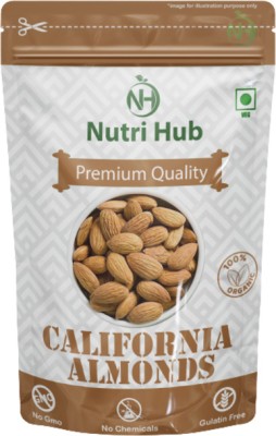 Nutri Hub Natural Premium Raw California Almonds Almonds(400 g)