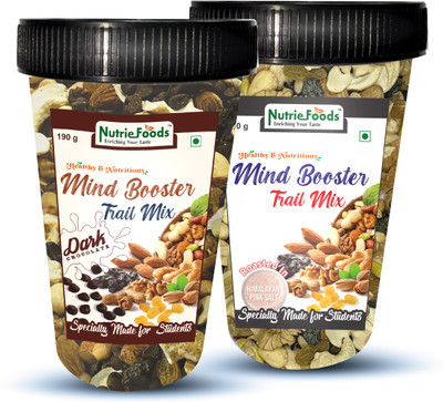 Nutriefoods Healthy and Nutritious Roasted Student Trail Mix Combo Pack(1 x 380 g)