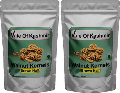 vale of kashmir Walnut Kernels Dry Fruit, Walnuts Without Shell, Akhrot Giri Magaz Walnuts(2 x 0.5 kg)