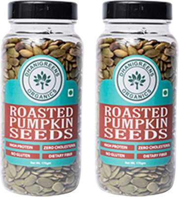 Dhanigreens Organics Pumpkin Seeds Assorted Seeds & Nuts(2 x 170 g)