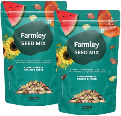 Farmley Seed Mix Protein Rich Snacks Assorted Seeds & Nuts(2 x 200 g)