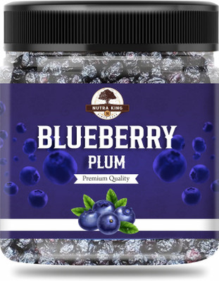 nutra king Organic Fresh Dried Blueberries |Dry Fruits Unsweetened Blueberries| Superfood Blueberry(1 x 500 g)
