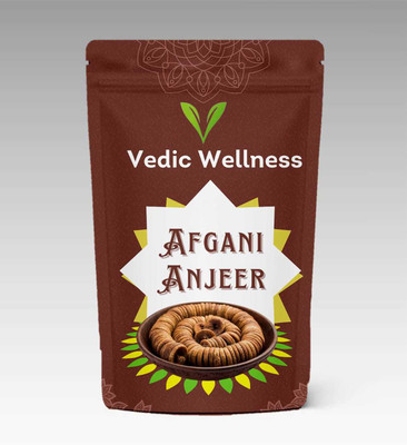 Vedik Wellness Afghani Anjeer Figs - Afghanistan Dry Anjir Dry Fruits for body mass loss Figs(1 kg)