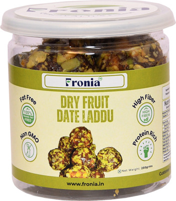 fronia Dry Fruit Dates Ladoo 500gm |Eat Anytime Sugar Free Dates Laddoo's(250 g)