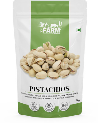 ZEN FARM Premium Quality Natural Healthy & Tasty Pista with Shell Pistachios(1 x 1 kg)