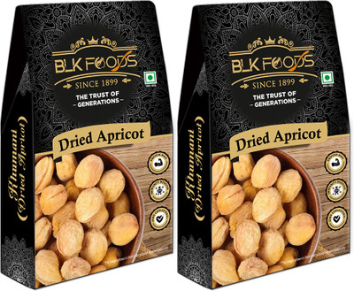 BLK FOODS 500g Dried Apricot | Khumani Dry Fruit Apricots(2 x 250 g)