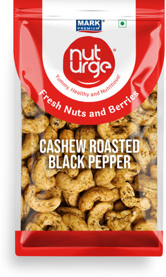 nuturge Roasted and Salted Black Pepper Cashew 250 g Cashews(1 x 250 g)