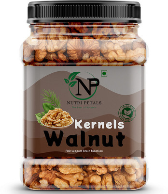 nutri petals Dried California Walnut Without Shell Akhrot Giri | Premium Akhrot Giri Walnuts(1 x 500 g)