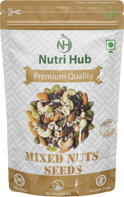 Nutri Hub Nutmix Mix Seeds and Dry Fruits for eating |Healthy Snacks Dry Fruits Assorted Seeds & Nuts(1 x 1 kg)