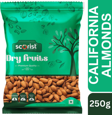 Scorist Premium California Almonds(1 x 250 g)