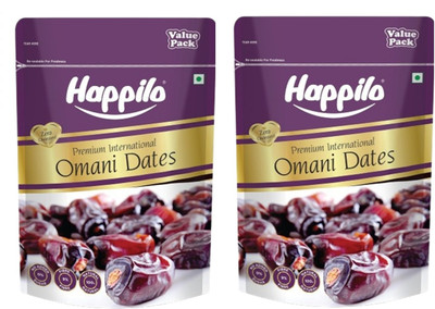 Happilo Premium International Omani Dates | Healthy & Nutritious Snack Dates(2 x 680 g)