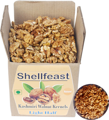 Shellfeast Light Walnut Kernels, Premium Walnut Kernels Without Shell, Akhrot Giri Walnuts(1 x 400 g)