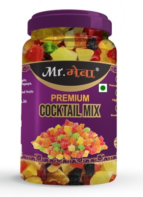 Mr.meva Premium Cocktail Mix | Dry Kiwi, Cherry, Mango, Papaya, Raisins & Cranberry etc Assorted Fruit(250 g)