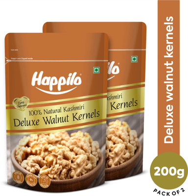 Happilo Dry Fruits Deluxe Kashmiri Kernels Walnuts(2 x 200 g)