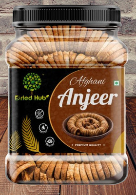 DRIED HUB Afghani Figs 1 Kg | Delicious Dried Anjeer for Healthy Lifestyle Figs(1 x 1000 g)