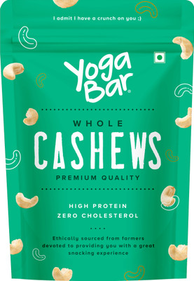 Yogabar Premium Cashews | Whole 320 Kaaju | Premium Nuts & Dry Fruits Cashews(900 g)