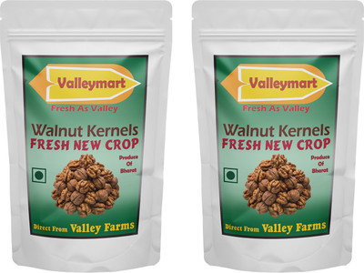 Valleymart Fresh Walnut Kernels, New Crop, Direct from Valley Farms. New Fresh Walnuts(2 x 0.5 kg)