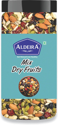 Aldeira Panchmeva Dry Fruits Mix I Fit for Fasting | Healthy Snacks Mixed Nuts Contains Almonds, Cashews, Raisins, Assorted Fruits & Nuts, Assorted Seeds & Nuts(1 x 200 g)
