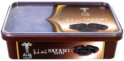 ARSH Safawi AL Madina Dates | Khajoor Dry Fruits | Healthy & Nutritious Snack Dates(1 x 400 g)