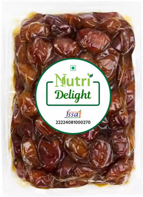 Nutri Delight Fresh Soft Seedless Dates Pin Khajur / Khajoor Arabian Dates Dates(500 g)