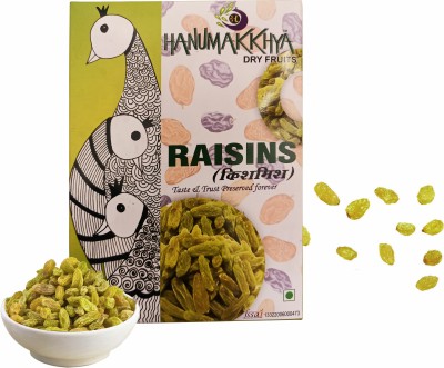 Hanumakkhya Premium Seedless Green Raisins 100gm Amazing Quality Kishmish Raisins(100 g)