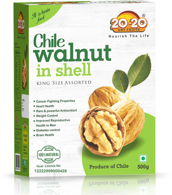 20-20 DRY FRUITS AKROT-CHILE-500 G Walnuts(1 x 500 g)