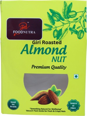 FOODNUTRA Giri Roasted Almond Premium California | Badam Giri | High in Fiber Nuts 100g Almonds(0.1 kg)