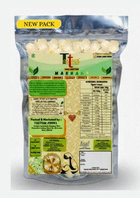 Tastear Premium High Protien Makhana | 100g Fit for Fasting|Lotus Puffs|Maintains Weight Fox Nut(1 x 100 g)