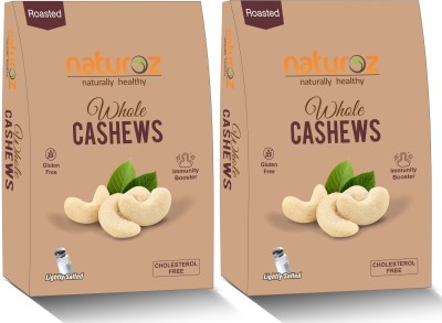 Naturoz Roasted Lightly Salted Cashews(2 x 200 g)