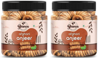 BEWON Afghani Anjeer | Nutrients and Natural Goodness | Tasty Healthy Snacking Figs(2 x 250 g)