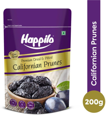 Happilo Premium Californian Pitted Prunes(1 x 200 g)