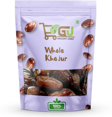 GROCERY JONES Khajur | Naturally Sweet & Nutritious Dates | Energy-Rich Dry Fruit Dates(1 x 500 g)