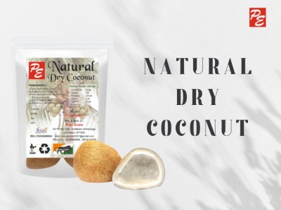 PRIYA ESTATE SUKHA NARIYAL ( NATURAL DRY COCONUT) BEST QUALITY DRY COPRA Dry Copra(250 g)