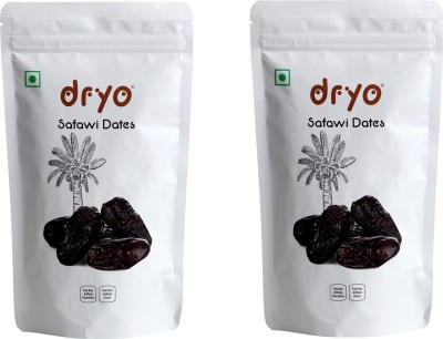 dryo Safawi Dates/Kalmi Dates, Premium Kalmi Dates, Khajoor (Pack Of 2 (700 g)) Dates(2 x 350 g)