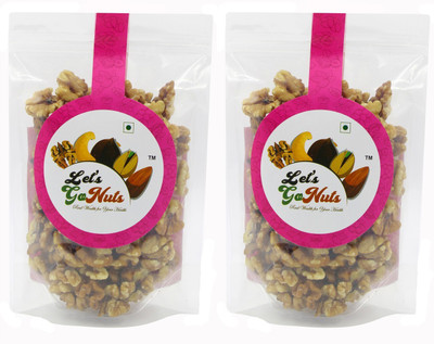 Let's GoNuts Fresh & Crunchy Walnut Kernels (Akrot Giri) 250gx2 Walnuts(2 x 250 g)