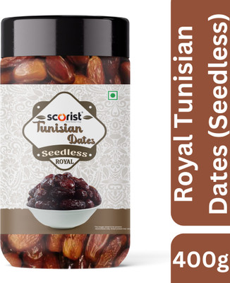Scorist Royal Tunisian Dates (Seedless) 400g Dates(400 g)